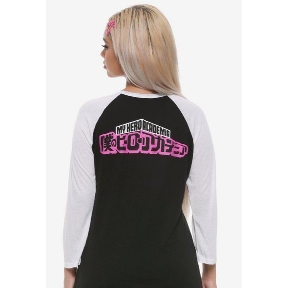 My Hero Academia Pink Group Portrait Womens Sz 2XL - Picture 2 of 7